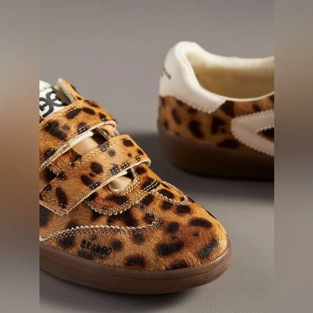 Sam Edelman x Free People Talia Leopard Print Sneakers Sz 8 - Picture 10 of 13